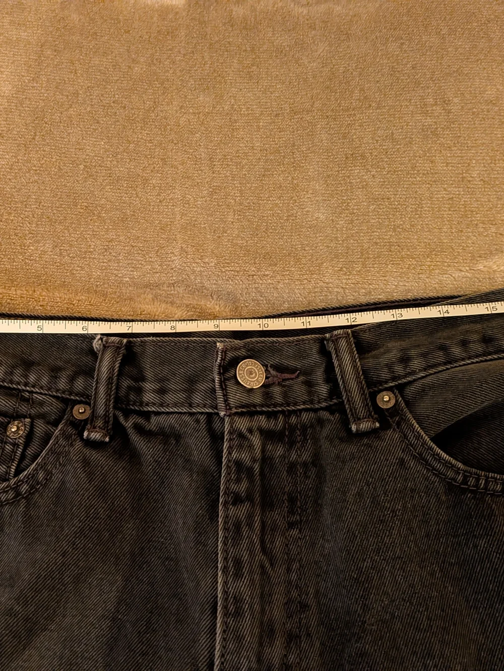 Levi's 505 Men's Straight Jeans - Black Denim